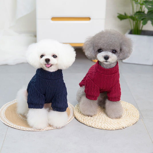 Pet Dog Clothing Autumn And Winter Clothing New Teddy Small Dog Pet Clothing Autumn And Winter Sweater eprolo
