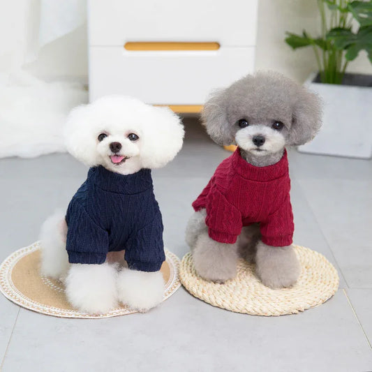 Pet Dog Clothing Autumn And Winter Clothing New Teddy Small Dog Pet Clothing Autumn And Winter Sweater - Shello's Creative Boutique
