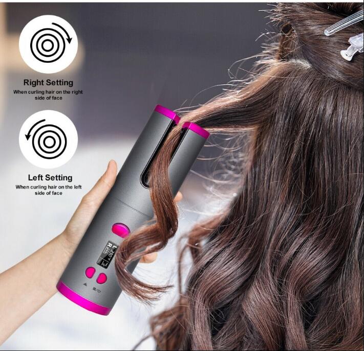 Unbound Automatic Hair Curler Cordless Electric Curling Roller Professional Ceramic Hair Waver Rechargeable Auto Curler Curls eprolo