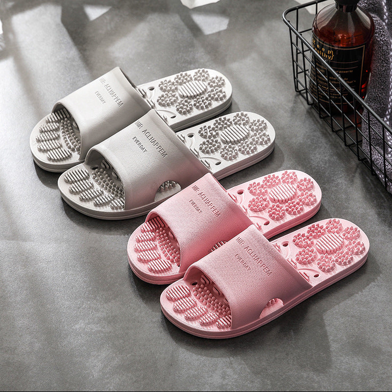 Home Bathroom Non-slip Indoor Slippers Supermarket Hotel Men's And Women's Massage House Soft Foams Slippers eprolo