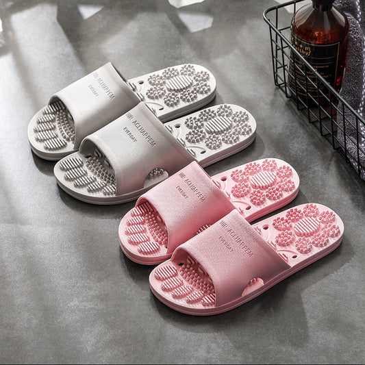 Home Bathroom Non-slip Indoor Slippers Supermarket Hotel Men's And Women's Massage House Soft Foams Slippers eprolo
