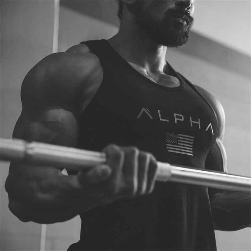 Vest bodybuilding Fitness Men Tank Tops Undershirt