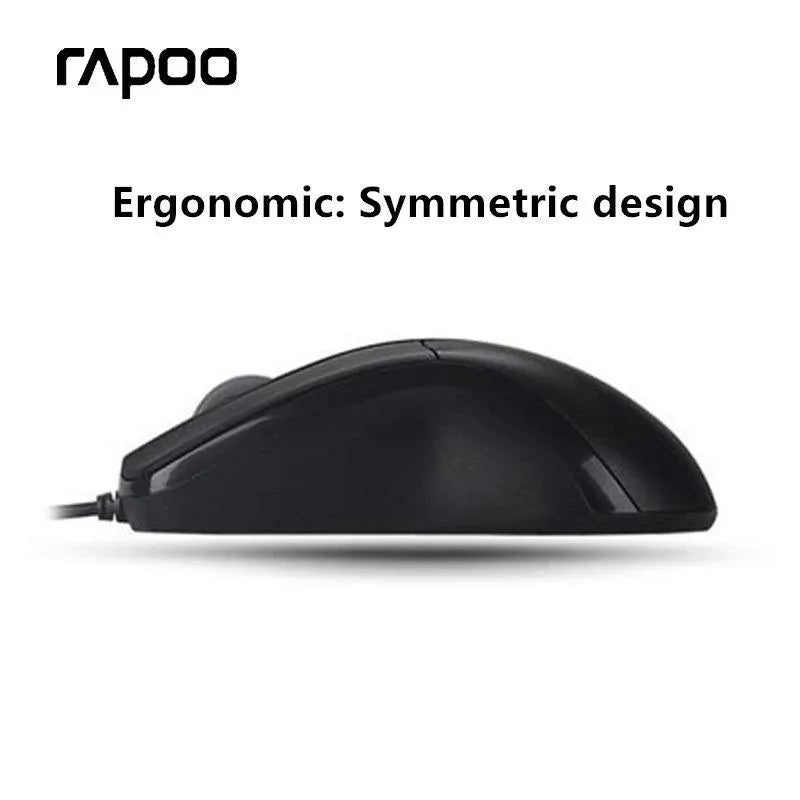 Rapoo N1162 Wired Mouse 1000DPI Gaming USB Mice Computer High Quality For PC Computer - Shello's Creative Boutique