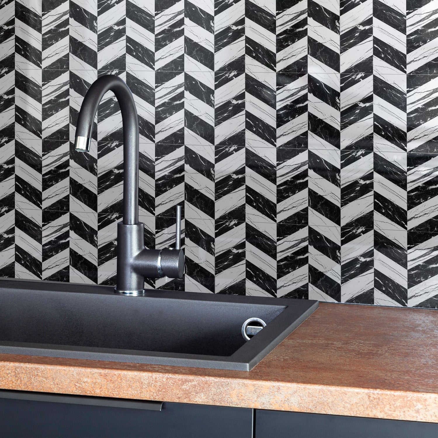 Funlife City Light Thickened Brick Stickers Self-Adhesive Pvc Kitchen Wall Waterproof And Stain-Resistant Decoration