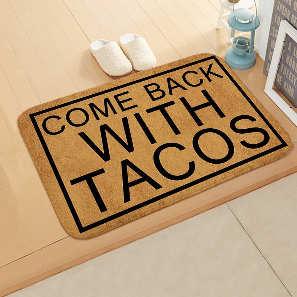 Welcome Doormat Entrance Anti-Slip Mat Hallway 10 Patterns Printed Carpet For Room Bedroom Home Kitchen Door Mat Art Pad eprolo