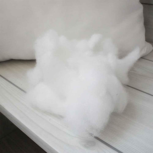 45x45cm Cushion Insert - Soft White Peached Fabric Inner with PP Cotton Filling (450g) - Shello's Creative Boutique
