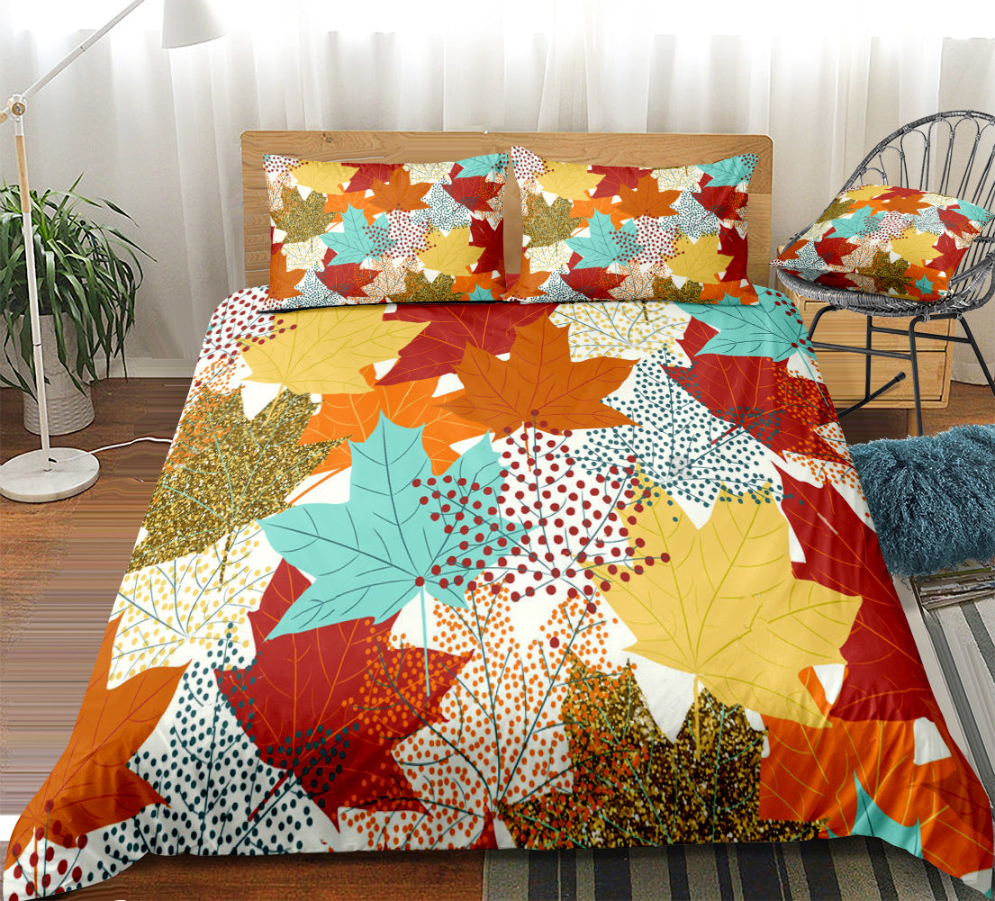 3D Roses Home Textiles Household Supplies Flowers Three-Four-Piece Set eprolo
