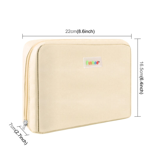 FunAdd Large-capacity Pencil Case Storage Organizer Canvas Cosmetic Bag, Size: 230 x 170 x 75mm, 230 x 170 x 75mm - Shello's Creative Boutique