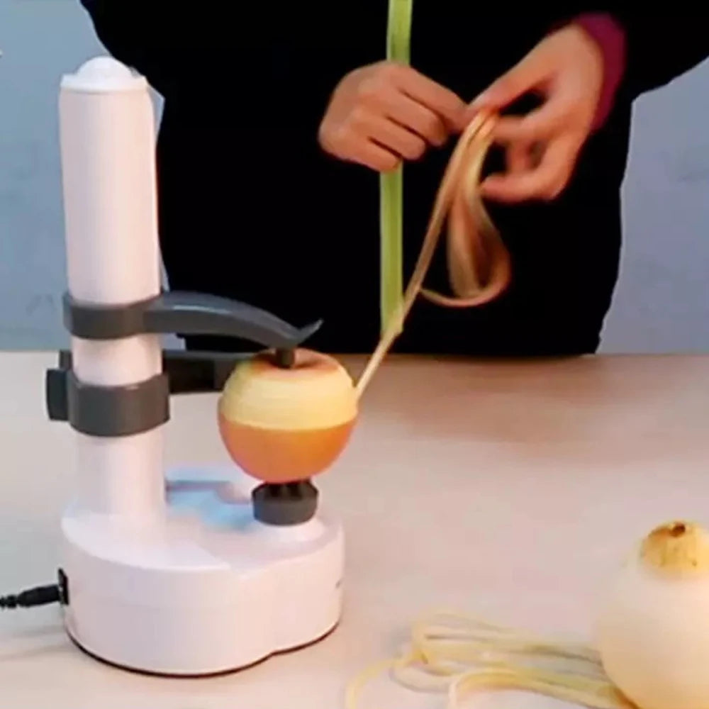 Multifunctional Automatic Peeler Electric Spiral Apple Peeler Slicer Fruit Potato Automatic Battery Powered Peeler Kitchen Tools eprolo