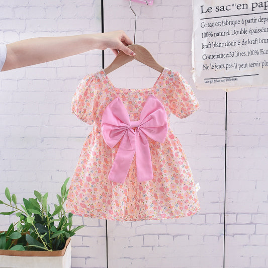 Princess Skirt Girls Summer Dress Children's Summer Thin Section Baby Foreign Style 1 Year Old Dress Girl Baby Shello Creative Boutique