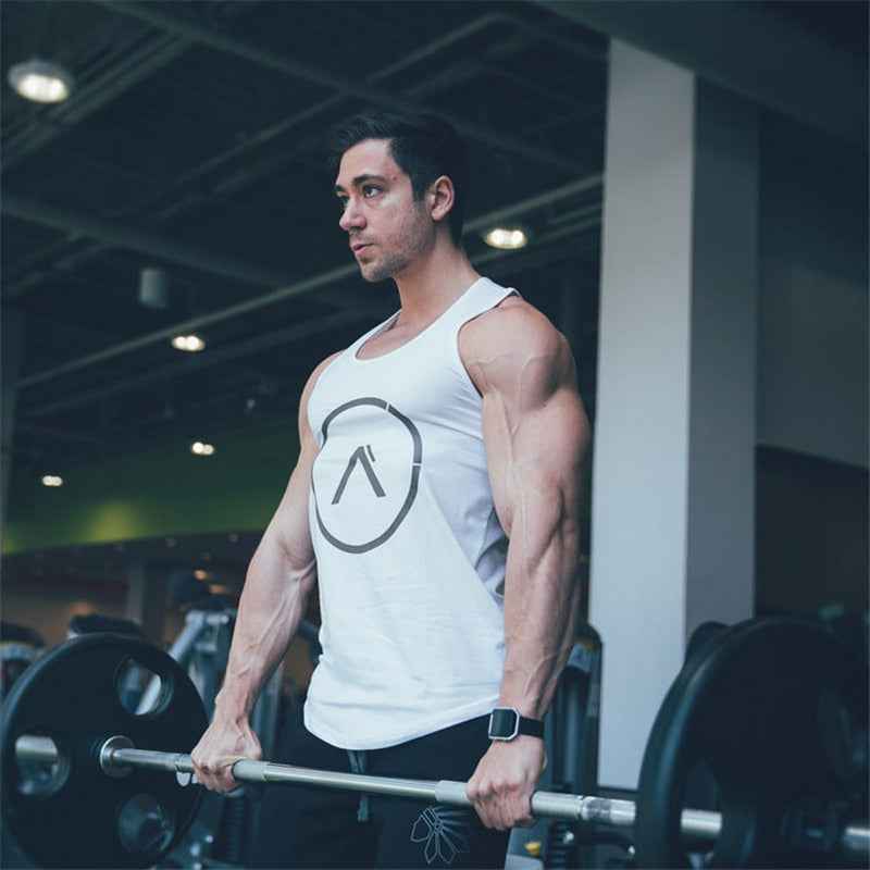 Vest bodybuilding Fitness Men Tank Tops Undershirt