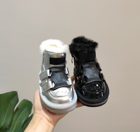 0-3 Years Winter Children Snow Boots Cute Buckle Baby Thick Warm Shoes Non-slip Fashion Toddler Girls Boys Cotton Boots eprolo
