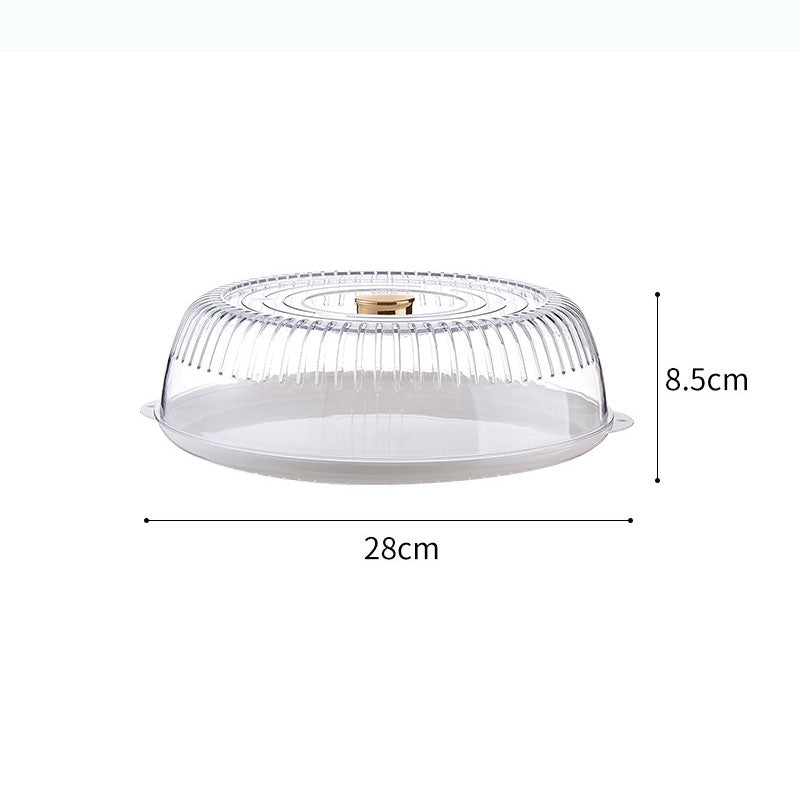 New Dust-Proof Transparent Thermal Insulation Food Cover Multi-Layer Leftover Food Cover Household Anti-Fly Cover Vegetable Cover eprolo