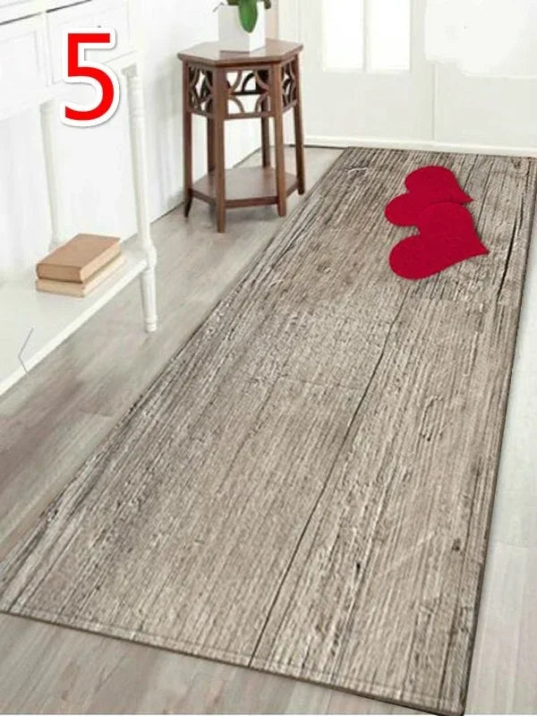 Printed Wood Pattern Floor Rug Welcome Mat - Shello's Creative Boutique
