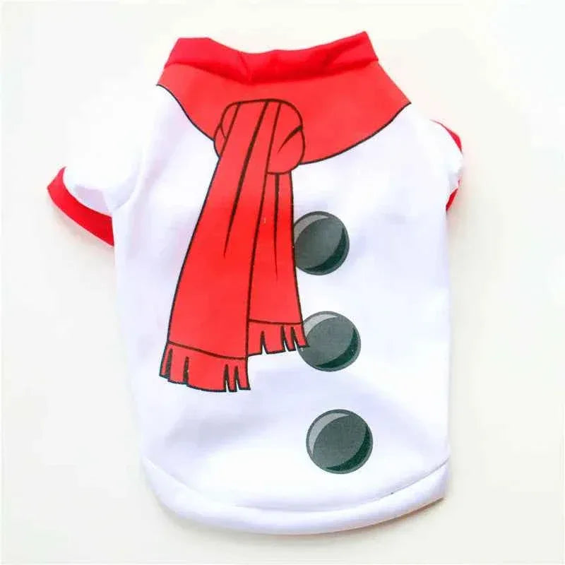 Christmas Dog Clothes Cotton Pet Clothing - Shello's Creative Boutique