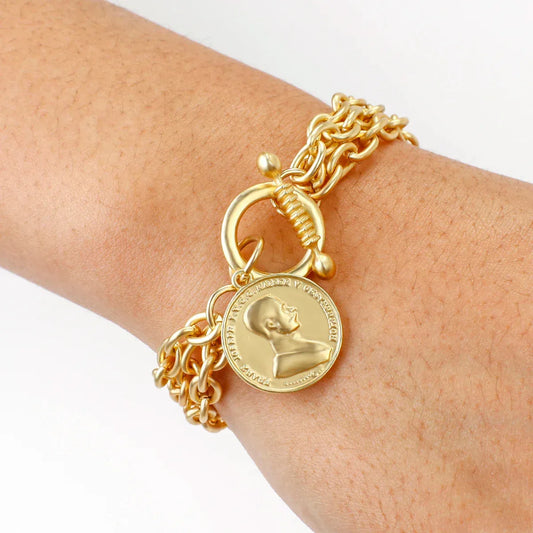 Charm Chain Bracelets For Women Men Stainless Steel Alloy Bracelets - Shello's Creative Boutique