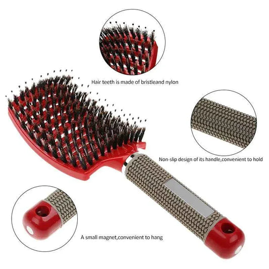 Detangle Hair Brush for Women - Professional Wet Comb Hairbrush - Shello's Creative Boutique