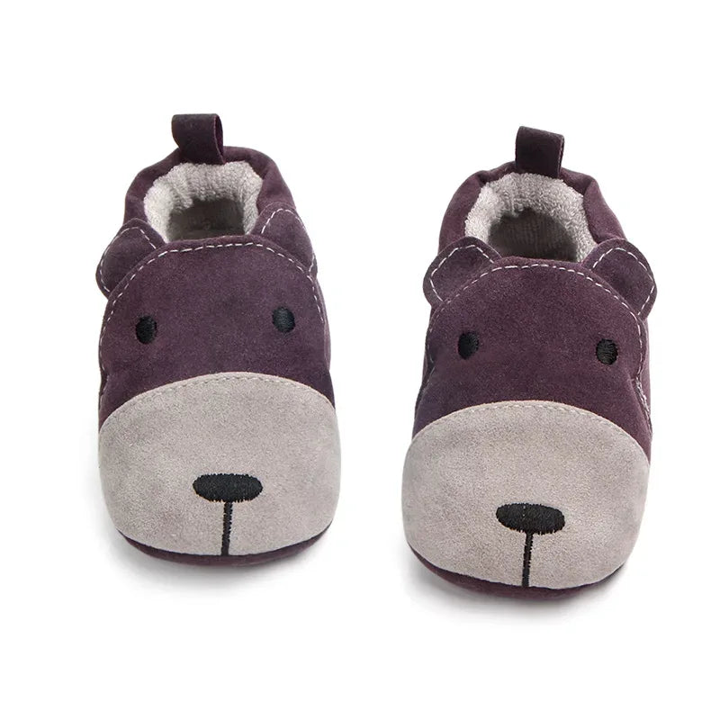 Cartoon Fox Baby Girls Winter Warm First Walkers – Cozy, Cute & Perfect for Little Feet - Shello's Creative Boutique