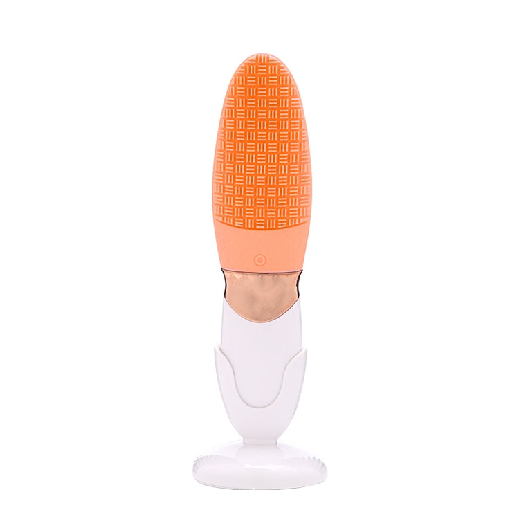 CNaier AE-618 Battery-powered Silicone Acoustic Wave Face Skin Care Electric Facial Cleanser, AE-618(Orange), AE-618(Pink), AE-618(Green), AE-618(Blue) SUNSKY