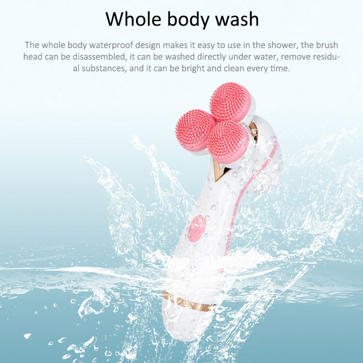 CNaier AE-878 USB Charging Silicone Face Skin Care Electric Facial Cleanser, AE-878(Pink), AE-878(Blue) SUNSKY