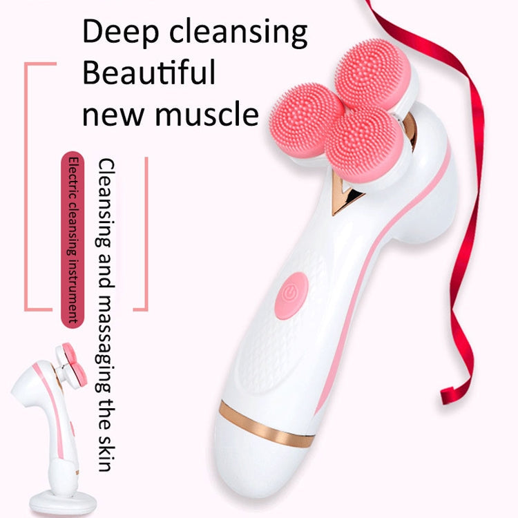 CNaier AE-878 USB Charging Silicone Face Skin Care Electric Facial Cleanser, AE-878(Pink), AE-878(Blue) SUNSKY