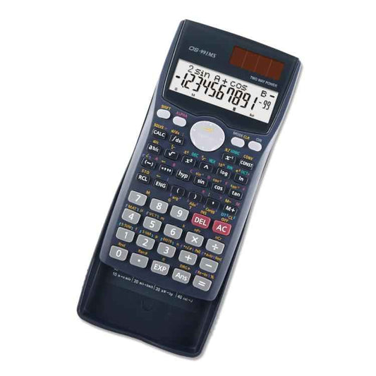 OS-991MS 10+2 Digits Double Line Display Multi-functional Student Function Scientific Calculator Solar Energy Dual Power Calculator