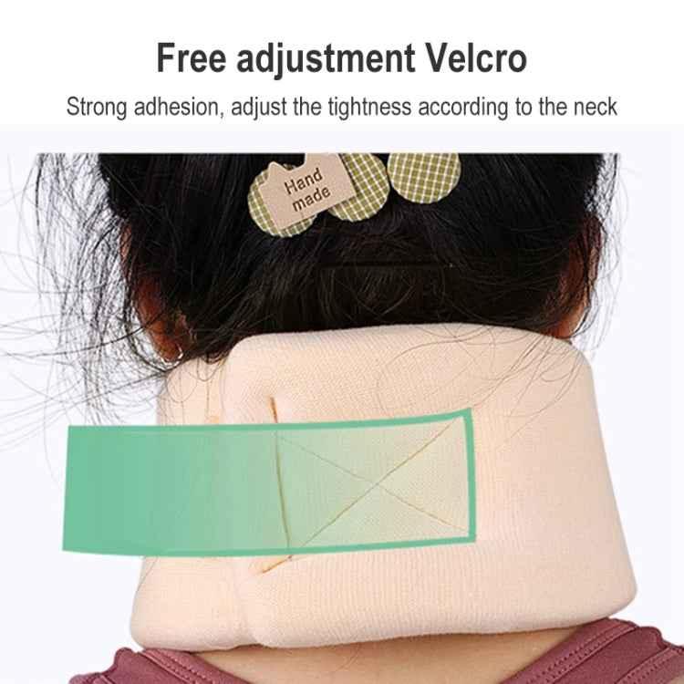 003 Household Sponge Collar Men And Women Breathable Adjustable Neck Brace, Size: L - Shello's Creative Boutique