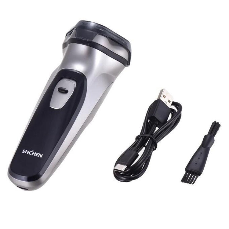 Original Xiaomi ENCHEN Water Proof Triple Rotary Double Ring Blade Shaving Head Electric Rechargeable Shaver For Men, Electric Shaver - Shello's Creative Boutique