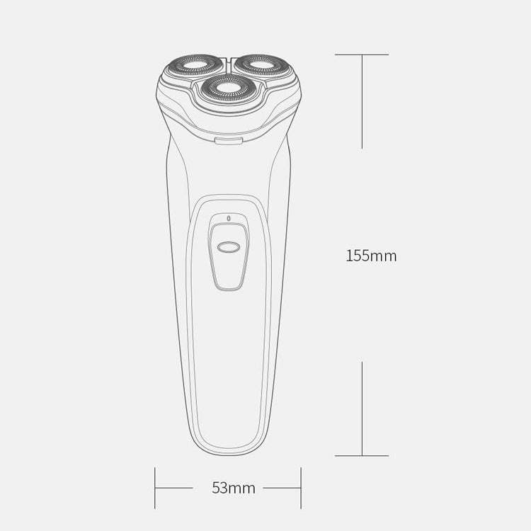 Original Xiaomi ENCHEN Water Proof Triple Rotary Double Ring Blade Shaving Head Electric Rechargeable Shaver For Men, Electric Shaver - Shello's Creative Boutique