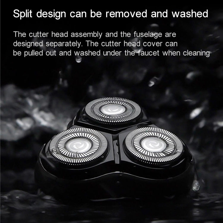 Original Xiaomi ENCHEN Water Proof Triple Rotary Double Ring Blade Shaving Head Electric Rechargeable Shaver For Men, Electric Shaver - Shello's Creative Boutique