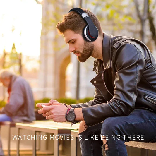 MH7 Wireless Headphones Bluetooth Headset Foldable Stereo Gaming Earphones With Microphone Support TF Card For IPad Mobile Phone - Shello's Creative Boutique