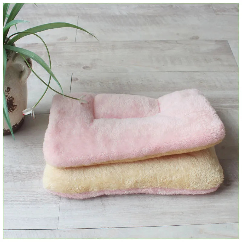 Warm Soft Fleece Pet Mat Travel Cat Litter Dog Blanket Puppy Cushion Pet Pad Dog Bed Cheap 5 Size for Small And Large Dogs eprolo