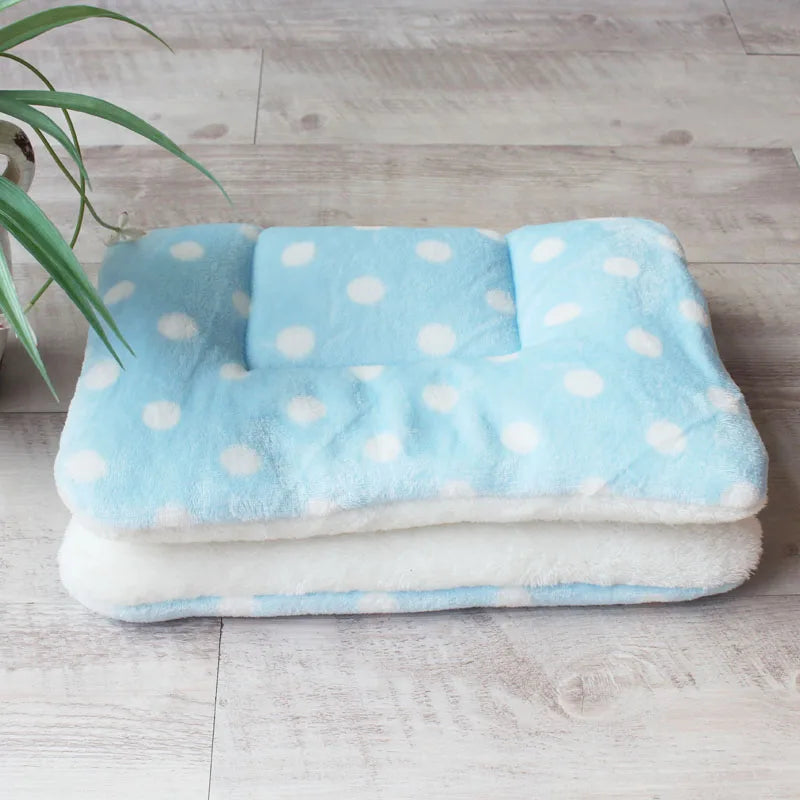 Warm Soft Fleece Pet Mat Travel Cat Litter Dog Blanket Puppy Cushion Pet Pad Dog Bed Cheap 5 Size for Small And Large Dogs eprolo