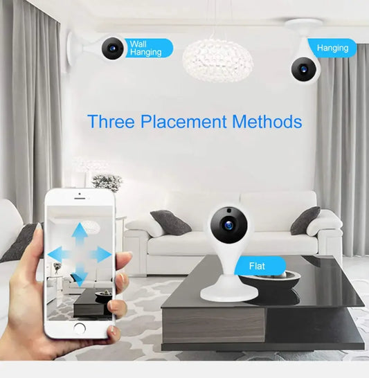 Home Security Camera Baby Monitor Smart WiFi Camera Bebe Audio Record Surveillance HD Mini CCTV IP Camera Wireless 720P - Shello's Creative Boutique