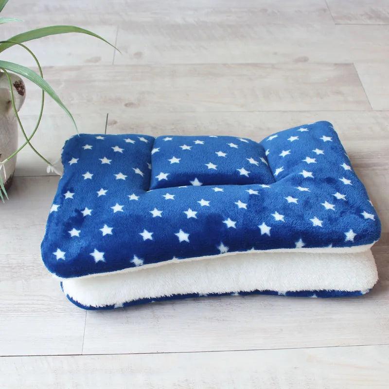 Warm Soft Fleece Pet Mat Travel Cat Litter Dog Blanket Puppy Cushion Pet Pad Dog Bed Cheap 5 Size for Small And Large Dogs eprolo