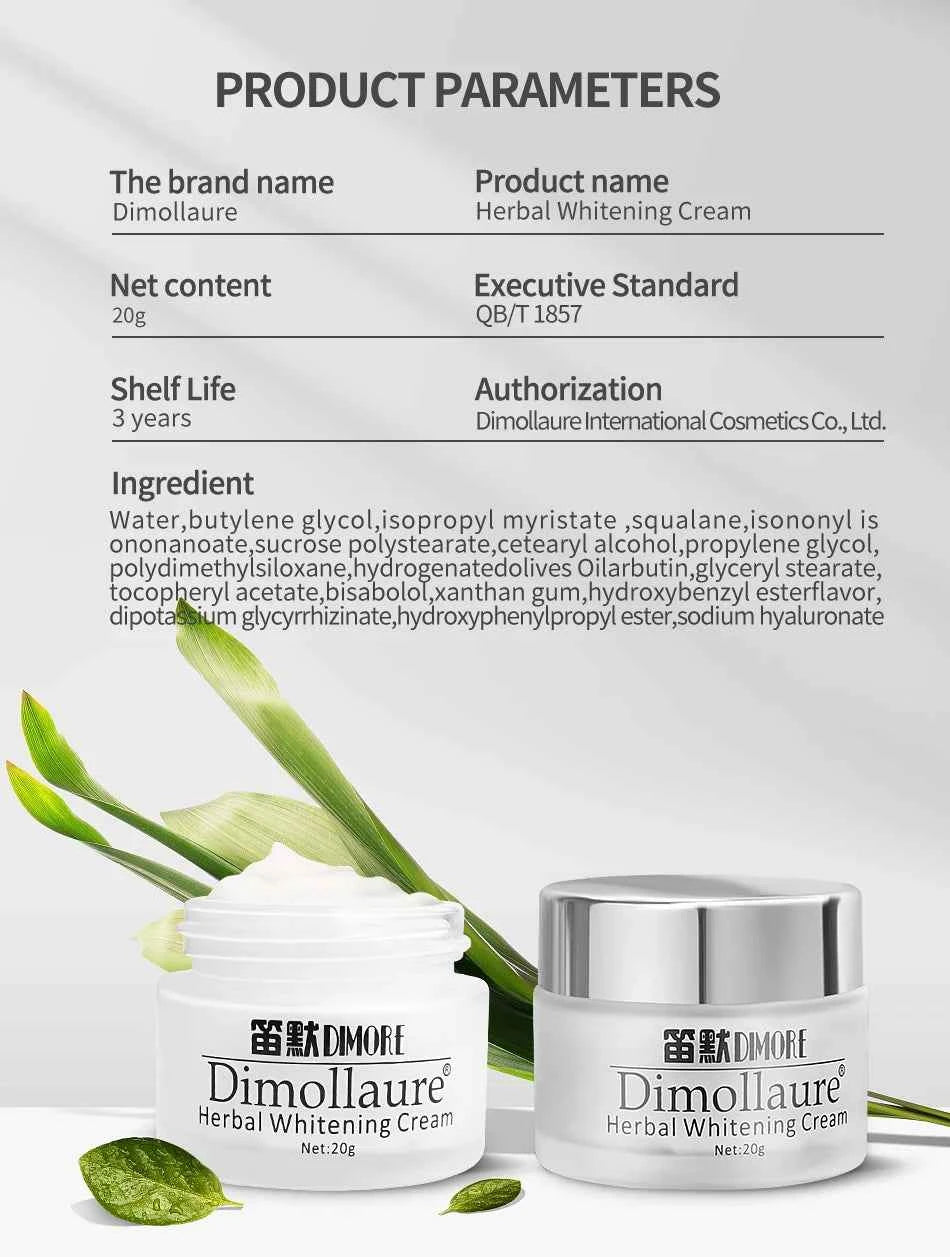 Dimollaure Whitening Freckle Cream Moisturize Firming Anti-Wrinkle Remove Dark Spots Melasma Melanin Bright Face Korea Skin Care