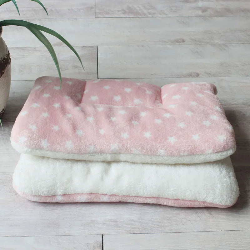 Warm Soft Fleece Pet Mat Travel Cat Litter Dog Blanket Puppy Cushion Pet Pad Dog Bed Cheap 5 Size for Small And Large Dogs eprolo