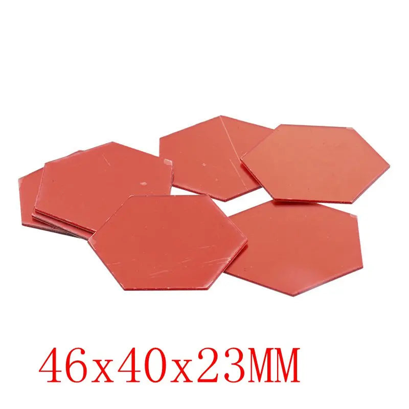 12/6Pcs 3D Hexagon Acrylic Mirror Wall Stickers DIY Mirrored Decorative Stickers eprolo