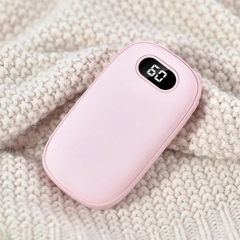 Hand Warmers Rechargeable 6000Mah Power Bank Electric Pocket Heater Reusable NEW eprolo