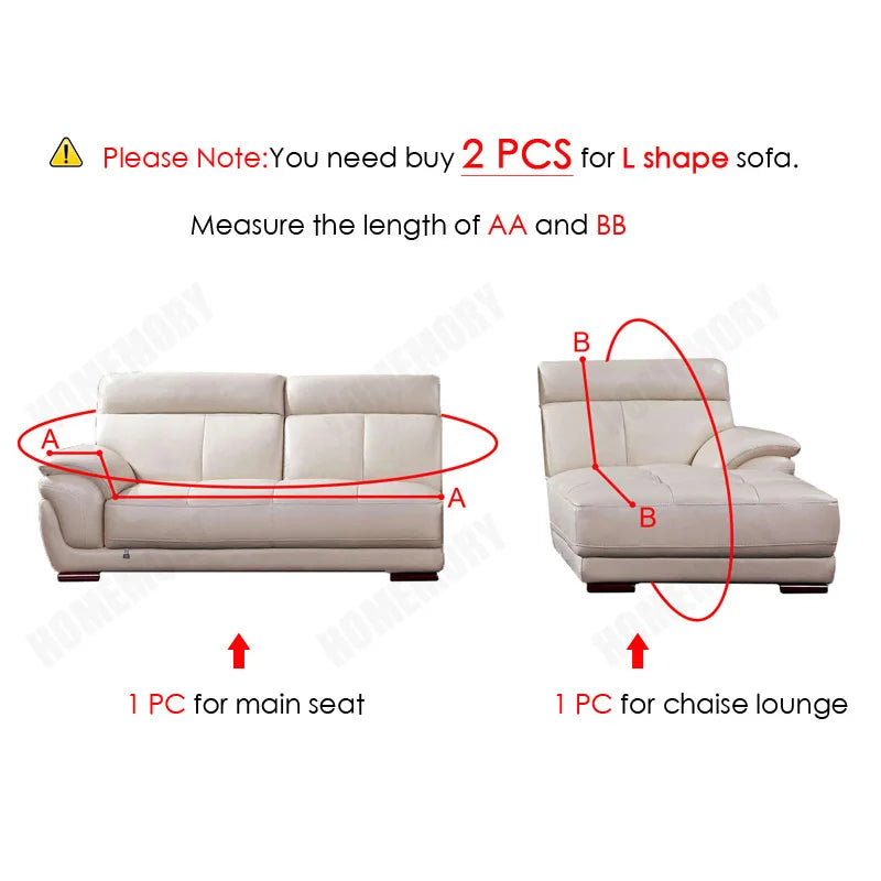 Plush Sofa Cover Velvet Elastic Leather Corner Sectional For Living Room Couch Covers Set Armchair Cover L Shape Seat Slipcovers eprolo