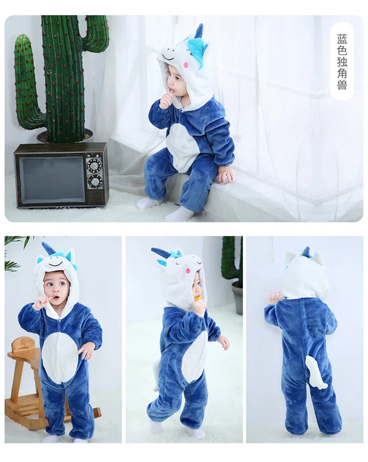 Baby Rompers Toddler Animal Jumpsuit Infant Clothes Pyjamas Kids eprolo