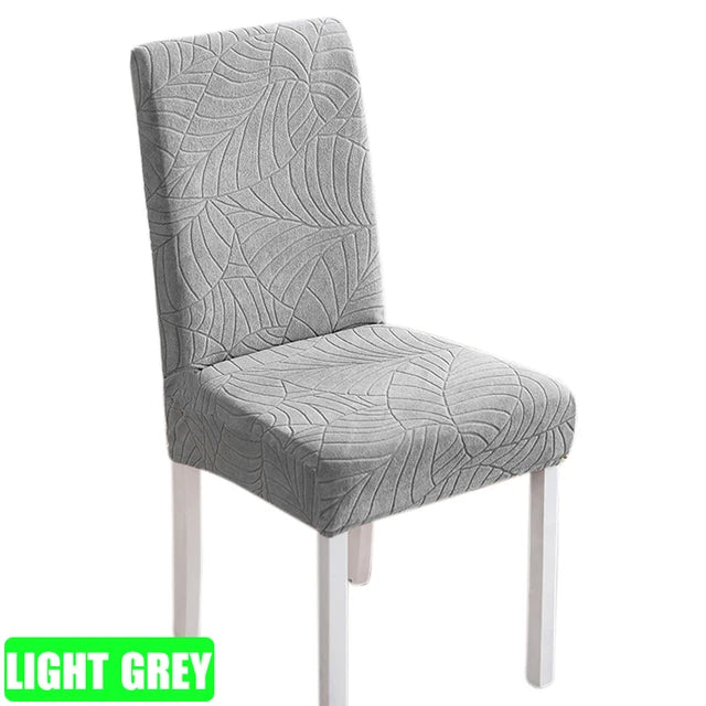 Jacquard Chair Cover for Dining Room Stretch Jacquard Dining Chair Cover Slipcover Elastic Spandex Kitchen Chair Cover eprolo