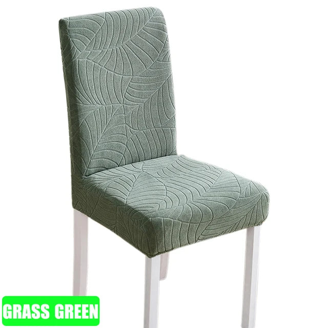 Jacquard Chair Cover for Dining Room Stretch Jacquard Dining Chair Cover Slipcover Elastic Spandex Kitchen Chair Cover eprolo