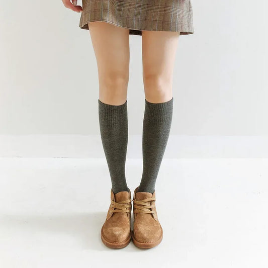 Women's Cotton Compression Socks - Christmas Knee High Tube Socks - Shello's Creative Boutique