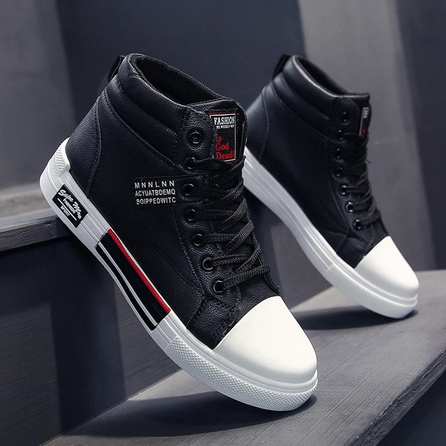 Men's Casual Skateboarding Shoes High Top Sneakers Sport tenis Shoes Breathable Walking Shoes Street Shoes zapatillas de hombre eprolo