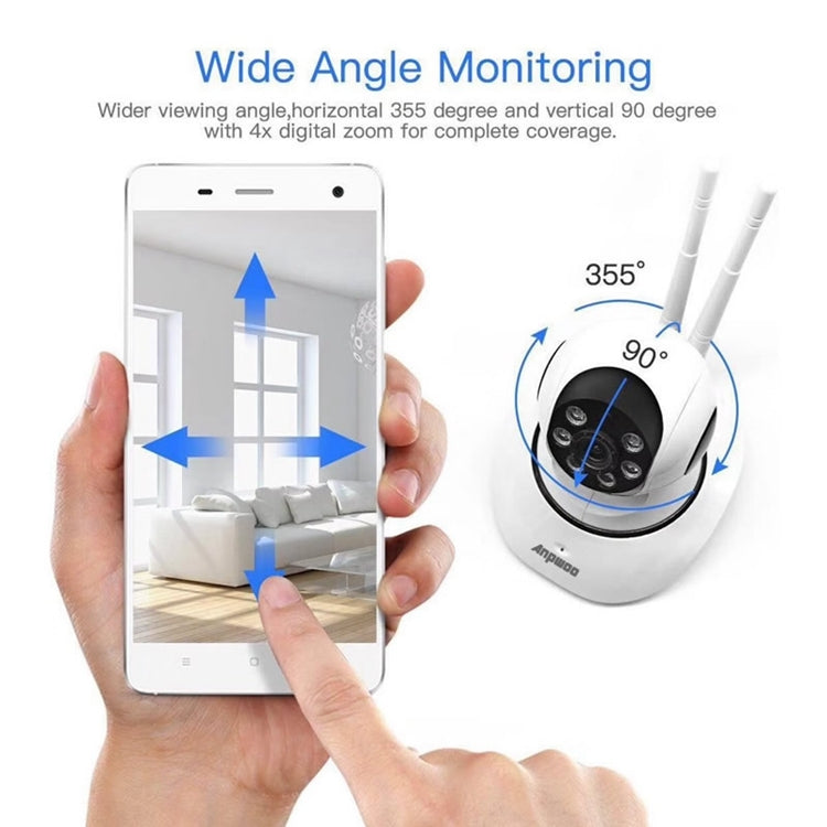 Anpwoo AP001 1.0MP 720P HD WiFi IP Camera, Support Motion Detection / Night Vision, AP001 SUNSKY