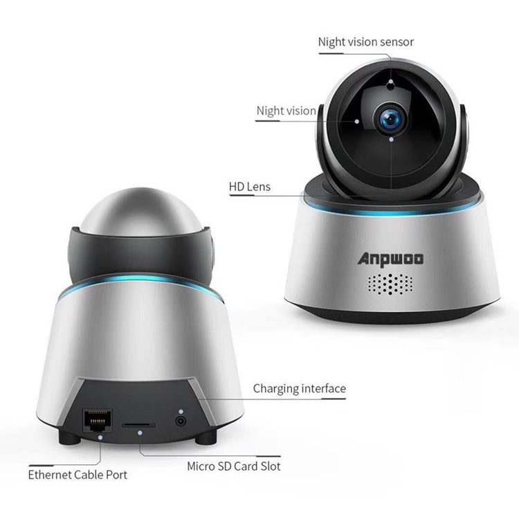 Anpwoo Astronaut 2.0MP 1080P 1/3 inch CMOS HD WiFi IP Camera, Support Motion Detection / Night Vision, Astronaut SUNSKY