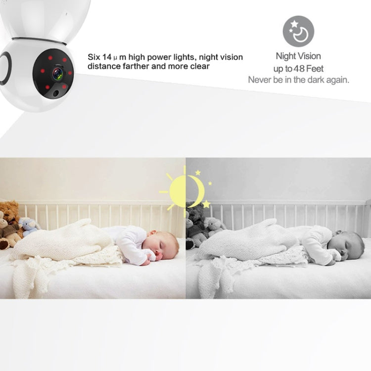 Anpwoo Snowman 1080P HD WiFi IP Camera, Support Motion Detection & Infrared Night Vision & TF Card(Max 64GB), Snowman SUNSKY