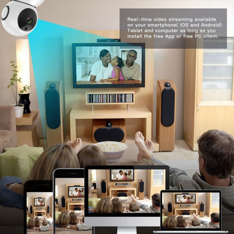 Anpwoo Snowman 1080P HD WiFi IP Camera, Support Motion Detection & Infrared Night Vision & TF Card(Max 64GB), Snowman SUNSKY