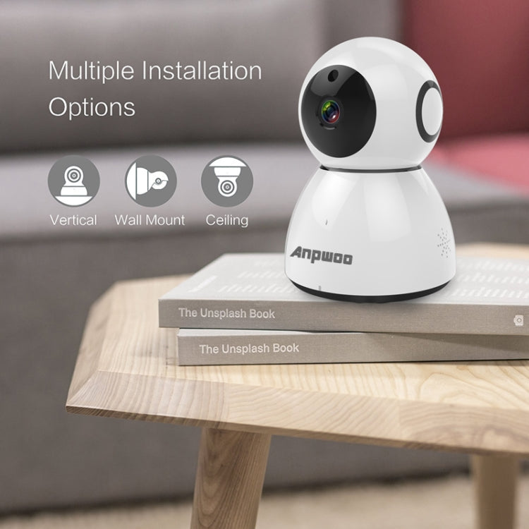 Anpwoo Snowman 1080P HD WiFi IP Camera, Support Motion Detection & Infrared Night Vision & TF Card(Max 64GB), Snowman SUNSKY